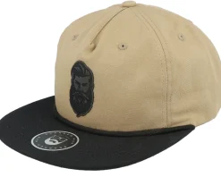 Snapback-Bearded Man Tough Beard Khaki/Khaki Rope 5-panel Snapback -