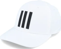 Adjustable-Adidas Tour Hat 3 Stripe Adjustable - White