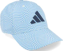 New Adidas Tour Print Semi Burst/Ivory Adjustable - Blue