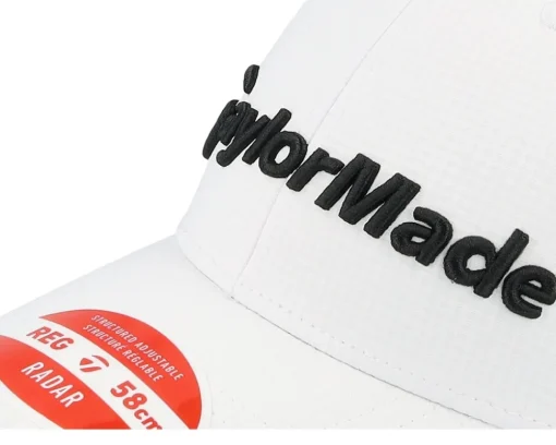 Golf-Taylor Made Tour Radar Hat Adjustable - White
