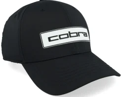 Adjustable-Cobra Tour Tech Cap Black/White Adjustable -