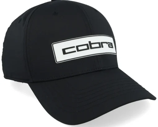 Adjustable-Cobra Tour Tech Cap Black/White Adjustable -