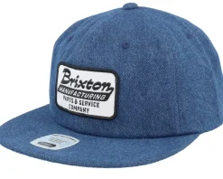 Snapback-Brixton Township Denim Blue Snapback -