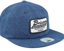 Snapback-Brixton Township Denim Blue Snapback -