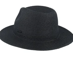 Fashion Stetson Toyo Black Traveller Straw Hat -