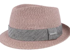 New Stetson Toyo Dusty Rose Trilby -