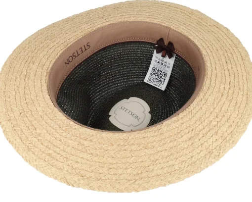 Best Stetson Toyo/Raffia Olive/Natural Traveller Straw Hat -