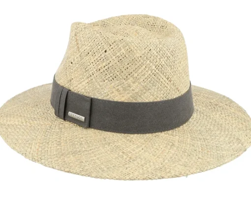 Fashion Stetson Traveller Seagrass Beige Straw Hat -