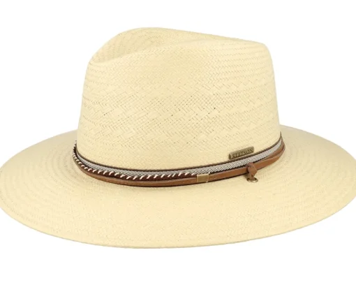Straw Hat-Stetson Traveller Toyo Beige Straw Hat -