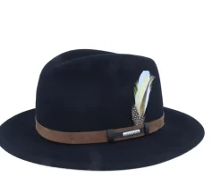 Fedora-Stetson Traveller Vitafelt Black Fedora -