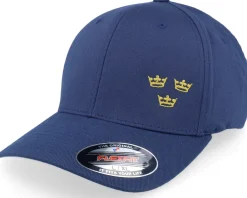 Discount Iconic Tre Kronor Side Panel Navy Flexfit - Blue