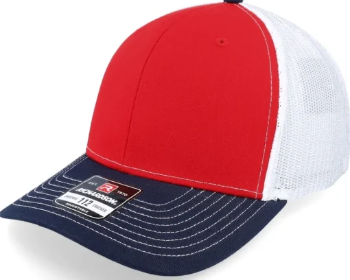 Blanks-Richardson 112 Tri Heather /Cardinal/Navy Trucker - Grey