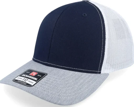 Blanks-Richardson 112 Tri Heather /Cardinal/Navy Trucker - Grey
