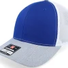 Discount Richardson 112 Tri Royal/White/Heather Grey Trucker - Blue