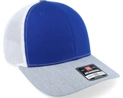 Discount Richardson 112 Tri Royal/White/Heather Grey Trucker - Blue