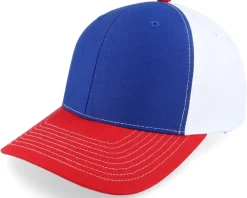 Discount Richardson 312 Tri Royal/White/Red Adjustable - Blue