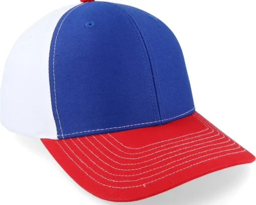 Adjustable-Richardson 312 Tri Royal/White/Red Adjustable - Blue