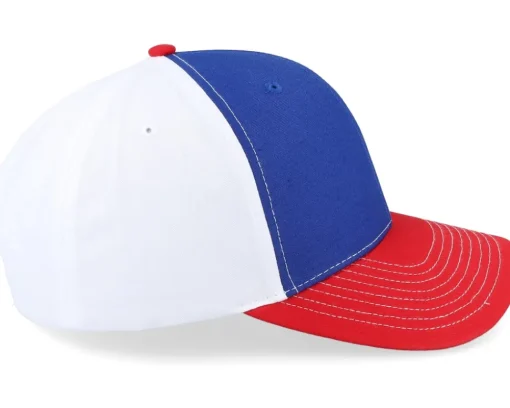 Adjustable-Richardson 312 Tri Royal/White/Red Adjustable - Blue