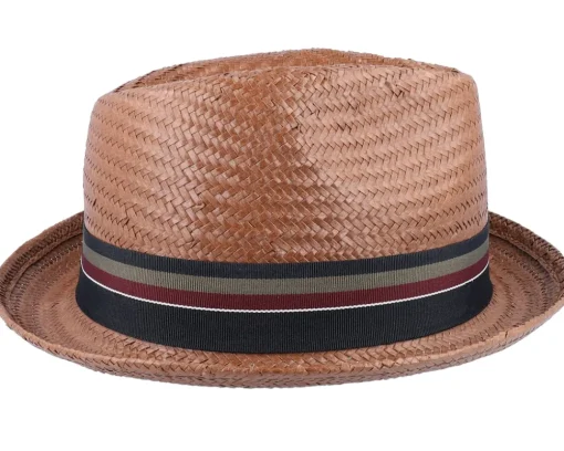 Sale Jaxon & James Tribeca Straw Hat Brown Trilby -