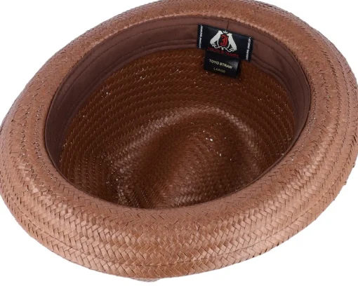 Sale Jaxon & James Tribeca Straw Hat Brown Trilby -
