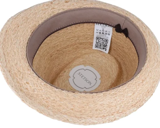 Straw Hat | Trilby Hats-Stetson Trilby Raffia Natural Straw Hat -