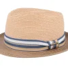 Trilby Hats-Stetson Trilby Toyo Beige Straw Hat -
