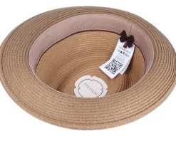 Trilby Hats-Stetson Trilby Toyo Beige Straw Hat -
