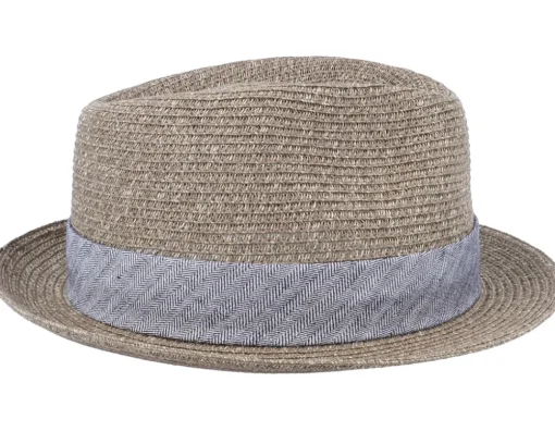 Discount Stetson Trilby Toyo Khaki Straw Hat -
