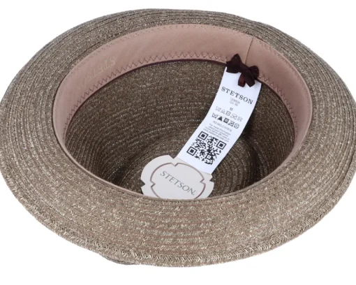 Discount Stetson Trilby Toyo Khaki Straw Hat -