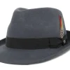 Trilby Hats-Stetson Trilby Woolfelt Grey -