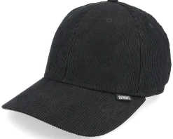 Dad Cap-Djinns Truefit Corduroy Black Dad Cap -