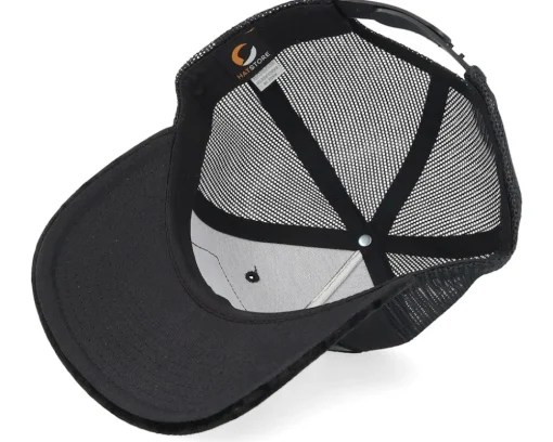 Velvet Caps-Scenes Tv Broken Velvet Black/Black A-frame Trucker -