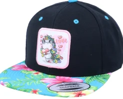 Snapback-Unicorns Unicorn Love Patch Black/Hawaiian Snapback -