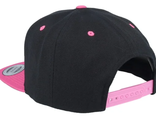 Snapback-Unicorns Are Real Black/Neon Pink Snapback -