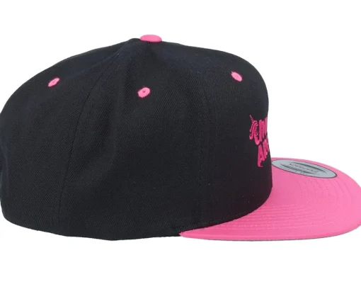 Snapback-Unicorns Are Real Black/Neon Pink Snapback -