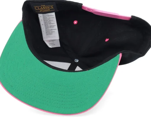Snapback-Unicorns Are Real Black/Neon Pink Snapback -