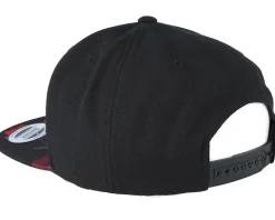 Snapback-Origami Uniflower Black/Rose Snapback -
