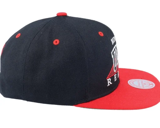 Snapback-Mitchell & Ness University Of Nevada L.v. Monument Black/Red Snapback -