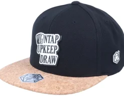 Snapback-Critiql Hit Untap Upkeep Pvc Patch Black/Cork Snapback -