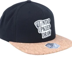 Snapback-Critiql Hit Untap Upkeep Pvc Patch Black/Cork Snapback -