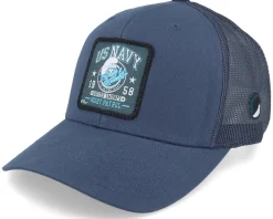 Trucker-The Smurfs Us Navy Smurf Patch Navy Trucker -