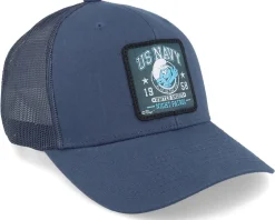 Trucker-The Smurfs Us Navy Smurf Patch Navy Trucker -
