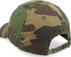 Dad Cap-American Needle USA Ballpark Patch Camoflage Dad Cap -