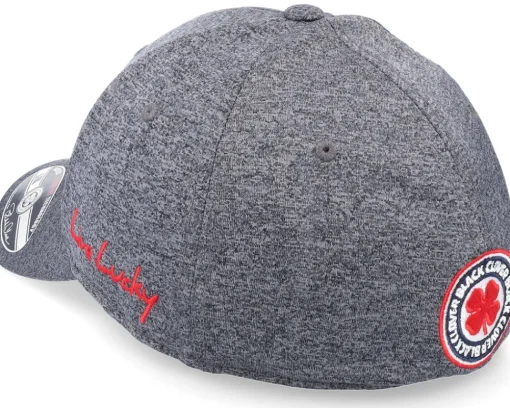 Flexfit-Black Clover Usa Flag Heather Stretch Fit Grey Flexfit -