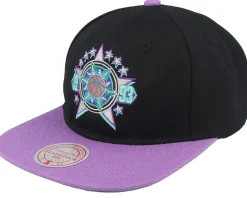 Sale Mitchell & Ness Utah Jazz Asg 2 Tone Deadstock /Purple Snapback - Black