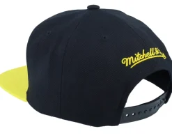 Snapback-Mitchell & Ness Utah Jazz Team 2 Tone 2.0 Black/Yellow Snapback -
