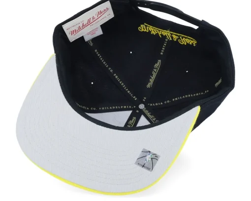 Snapback-Mitchell & Ness Utah Jazz Team 2 Tone 2.0 Black/Yellow Snapback -