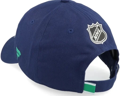 Dad Cap-Fanatics Vancouver Canucks Authentic Pro Rink Prime Dad Cap - Blue