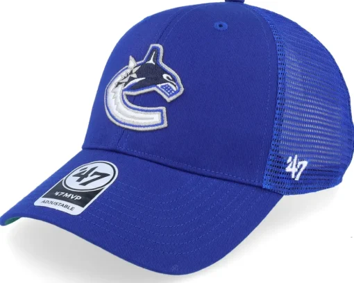 Trucker-47 Brand Vancouver Canucks Branson Mvp Royal Adjustable -