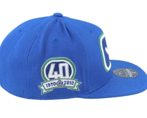 Best Mitchell & Ness Vancouver Canucks Vintage Blue Fitted -